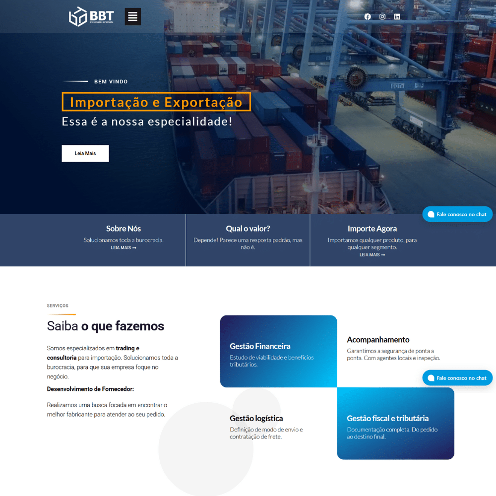 BBT Importação e Exportação